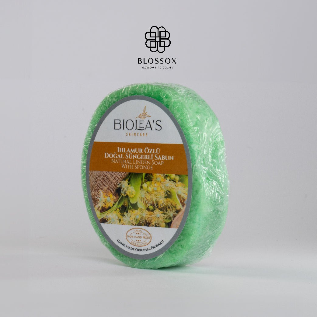 Biolea's Linden Flower Soap with Sponge - Blossox